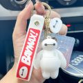 Disney Cartoon Baymax Keychain Anime Big Hero 6 Pendant Car Key Chain Key Ring Keyring Phone Bag Handbag Ornament Jewelry Gifts.
