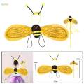 Child Honey Bee Costume Kids Girls Bee Dress Up Headband Party.