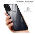 CEDO iQOO Z3 (5G)/iQOO Y72 5g Back Case Cover | Camera Protection Shockproof Bumper-Edge | Acrylic Crystal Clear 360 Degree Protection TPU+PC | Transparent Eagle Back Case Cover (Black). 