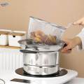 Deep Fryer Pot Portable Soup Pot Frying Basket for Picnic. 