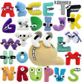 Cross-border new hot selling alphabet legend alphabet lore plush toy children's alphabet enlightenment doll. 