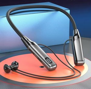 Bornilshop ZT Plus 200 Magnetic Neckband Wireless Bluetooth 5.3 Earbuds Long Standby Sports Music Earphones HiFi Sound Headphones Support TF Card Output