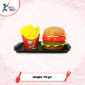Fast Food Burger Dinner Toy Set For Kids-5 pcs. 