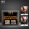Natural Beard Hair Dye Shampoo Portable 5 Minute Instant Blackening Color Tint Cream Moustache Shampoo For Men Dropshipping. 