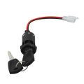 Ignition Key Switch Motorcycle Ignition Switch with Keys Short Wire Engine Ignition Starter Switch Key Set for Bikes Scooters. 