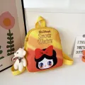 New Cartoon Bear School Bag for Boys and Girls 2-7 Years Old Kindergarten Baby Backpack Cute Creative Lightweight Backpack. 