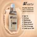 Everly Beauties Pure Matte Full Coverage Liquid Foundation with Spf 15+. 