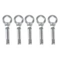 5Pcs M8 x 60mm Expansion Bolt Anchor Bolt 304 Stainless Steel Ring Lifting Anchor Eye Bolt Expansion Eyebolt.