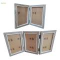 Folding Photo Frame Decorative Hinged Photo Frame for Entrance Desk Table.