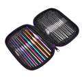 22pcs Set Multi-Colour Aluminum Crochet Hooks Needles Knit Weave Craft Yarn. 