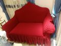 Turkey stretchable Victoria sofa cover 1 seat Solid Color. 