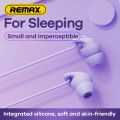 Remax New Wired Earphone Noise Cancelling In-Ear Type C 3.5mm Soft Sleep Earphone For iPhone Max Xiaomi Huawei with Micphone. 