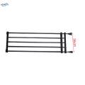 Expandable Gate Protector Barrier Retractable Dog Gate for Indoor Hall House 39to60cmx36cm Black. 