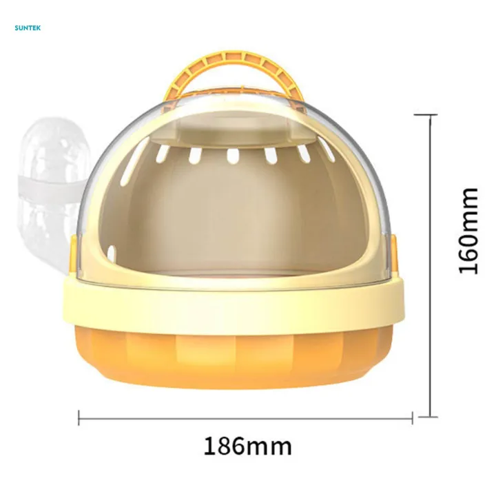 2x%20Hamster%20Carry%20Case%20Cage%20Small%20Animal%20Carry%20Case%20for%20Mice%20Squirrel%20Outdoor%20Yellow%20-%20Image%209
