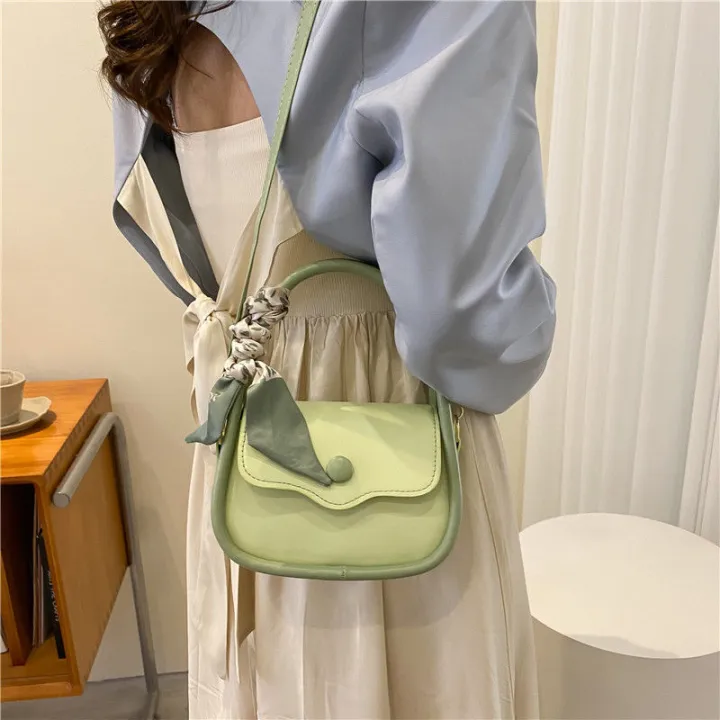 Only%20Green%20Handbags%20Women2023New%20Fashion%20Korean%20Saddle%20Bag%20All-MatchinginsShoulder%20Messenger%20Bag%20-%20Image%205