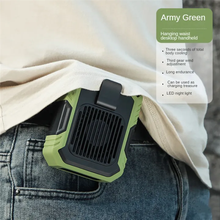 Portable%20Waist%20Fan%20Rechargeable,%20Personal%20Waist%20Fan%20Green%20-%20Image%204