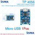 TP4056 Micro USB 5V 1A 18650 Lithium Battery Charger With Protection Dual Functions TP 4056. 