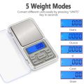 Portable Pocket Mini Digital Electronic Scale for Gold Sterling Jewelry Balance Gram & Kitchen Lcd Backlight.