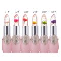 Transparent Lipstick Jelly Flower Moisturizing Lipstick Color Changing Lip Balm Lip Care Lipstick.