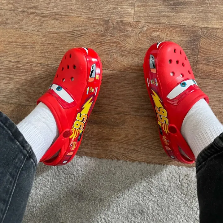 Aoger%20Disney%20Lightning%20Mcqueen%20Pixar%20Crocs%20Outdoor%20beach%20slippers%20Cute%20Cartoon%20anime%20Pool%20anti%20slip%20Crocs%20No95%20car%20slippersshoes%20-%20Image%203