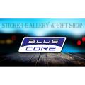 Bike Sticker - Blue core branding sticker ( Waterproof & Premium quality)/.