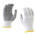 Safety Hand Gloves Cotton Hand Gloves Dotted For Workshop use 1 pair.