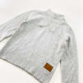Boys Heather Knit Quarter Zip Winter Pullover Sweater From Levin. 
