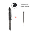 Self Defence Tactical Pen Pocket Aluminum Anti skid Military Pen Tungsten steel head Defense Pen Glass Breaker Survival Kit Pens Amour zii. 