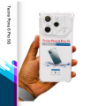 For Tecno Pova 6 Pro 5G - US Crystal Clear Soft TPU Ultra-Thin Transparent Flexible Protective Mobile Phone Back Cover.
