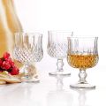 Crystal Clear transparent Beautiful unique design Water /Drinking /Coke / Sorbat/Milk/ Lassi/ premium glass Set 6 Pieces. 