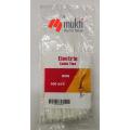 Cable Ties 10 Inch 250mm White 100 Pcs Pack Heavy Duty Nylon Self-Locking Electric Zip Tie Local China RM.