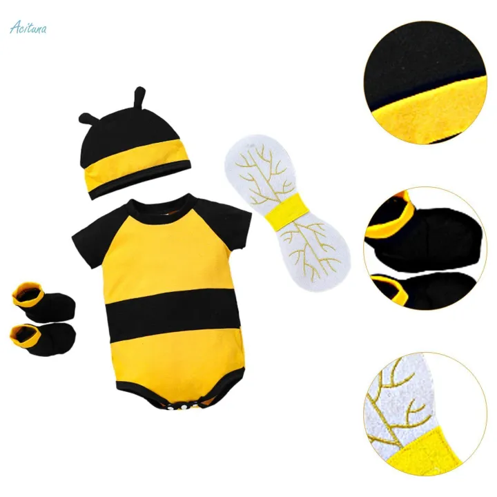 Honey%20Bee%20Romper%20Suit%20Fancy%20Dress%20up%20Clothes%20Set%20Cute%20Cosplay%20Outfits%20for%20For%20Newborns%20-%20Image%208