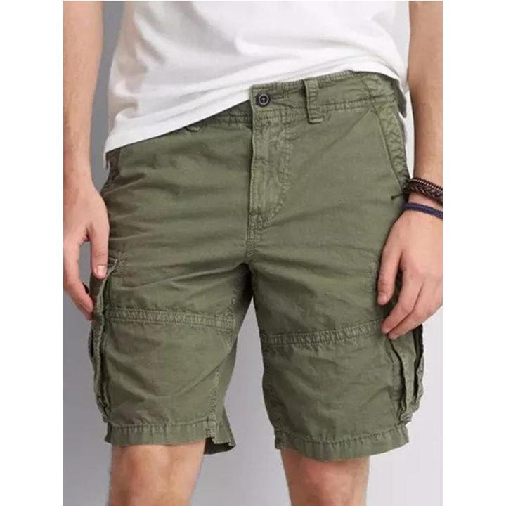 Cyan Mans Comfortable Cotton Cargo Shorts Half Pants - Short Pant For Men