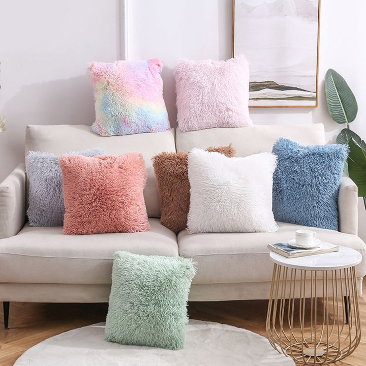 Cushion%20Cover%20Fluffy%20Widely%20Applied%20Square%20Shaped%20Decorative%20Plush%20Sofa%20Pillowcases%20for%20Couch%20-%20Image%205
