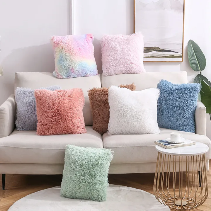 Cushion%20Cover%20Fluffy%20Widely%20Applied%20Square%20Shaped%20Decorative%20Plush%20Sofa%20Pillowcases%20for%20Couch%20-%20Image%205