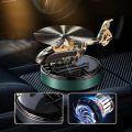 Car Dashboard Airplane Decoration Solar Air Freshener Aromatherapy Helicopter. 