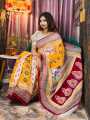 Versatile -Choice and Remark -Exclusive Multicolor Trendy Collection (Basonti Colour Falgun) Saree For Women- Avant-garde. 