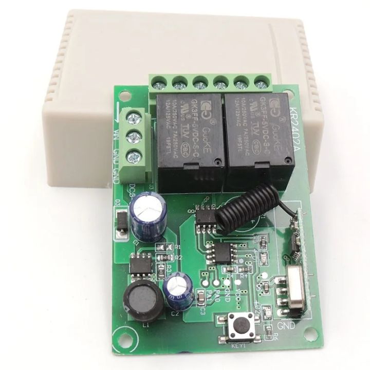 433Mhz%20RF%20Remote%20Control%20Circuit%20Universal%20Wireless%20Switch%20DC%205V%2012V%2024V%202CH%20rf%20Relay%20Receiver%20and%20Keyfob%20Transmitter%20for%20Garage%20-%20Image%206