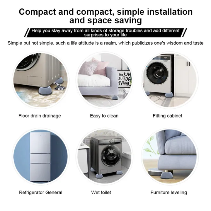 4Pcs%20Washing%20Machine%20Universal%20Foot%20Pad%20Shock%20Absorbing%20Pad%20Anti-slip%20Anti-vibration%20Moisture-proof%20Pad%20Refrigerator%20Roller%20Base%20with%20nice%20material%20-%20Image%209