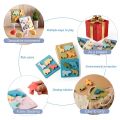 Silicone Teether Baby Stacking Teething Toy Soft Building Stacker Block Platter Teether Montessori Category Nesting Stacking Toy. 