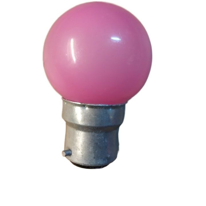 iPOWER%20Pink%20Colour%20Mini%200.5-Watt%20B22%20Base%20LED%20Bulb%20(%20Dream%20Light%20)%20-%20Image%202