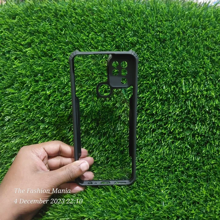 Infinix%20Hot%2010%20Transparent%20Black%20Shockproof%20Camera%20Protective%20Premium%20Quality%20Back%20Cover%20-%20Image%202