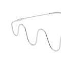 Glasses Frame No Lens Frame Crystal Wire Decorative Eyewear Eyeglasses Wave Shape for Rimless Music Festival Costumes ,. 