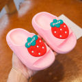 Summer Children's Slippers Cute Cartoon Animals Fruit Slippers Breathable Comfortable Non-slip Soft Home Slippers Shoes Kids.