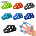 Anedshaop 5 Finger Finger Pinch Carpal Expander Elastic Silicone Hand Grips Strengthener Portable Muscle Building for Gym Fitness Training. 