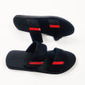 Fashionable Cream Black And White Color Slide 2 Slipper Sandal For Men Waterproof Washable Rainy Usable Sandal S005. 