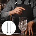 2 Pcs Whiskey Muddler Coffee Stirring Spoon Lemon Muddler Coffee Mixer Stainless Steel Popsicles Cocktail Coffee Muddler. 