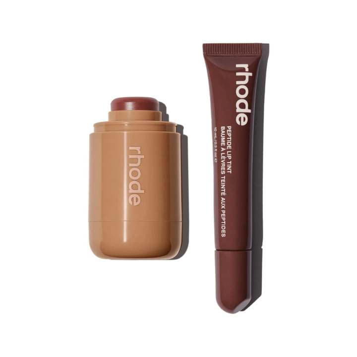 2 in 1 Most Demanding  Rhode Espresso Lip Combo ( Toasted teddy + Espresso)
