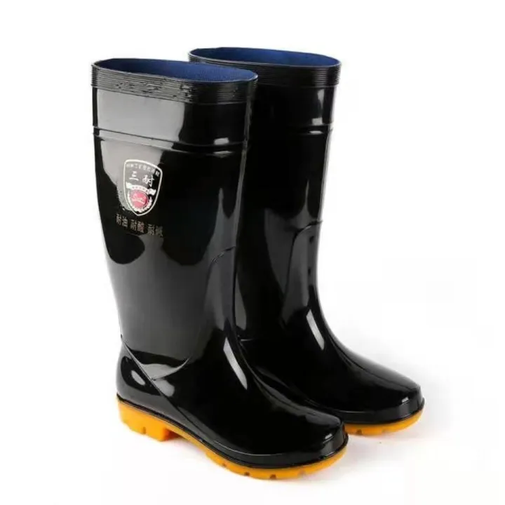 Three%20Resistance915Thigh%20Highs,%20Black%20Men's%20Rain%20Boots%20Tendon%20Bottom%20Non-Slip%20Acid%20and%20Alkali%20Resistant%20Labor%20Protection%20Large%20Size%20Rubber%20Shoes%20-%20Image%206