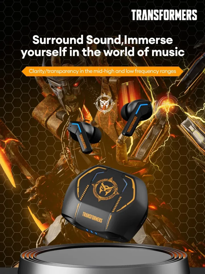 TRANSFORMERS TF-T06 HIFI Stereo Earbuds 5.3 Wireless Earphone ENC